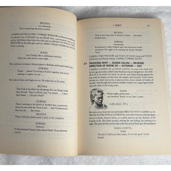 I Robot The Illustrated Screenplay Harlan Ellison Isaac 2004 1st ibooks printing - Picture 7 of 10